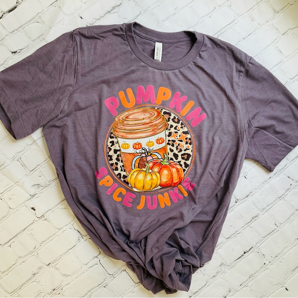 Purple Pumpkin Spice Latte Tee